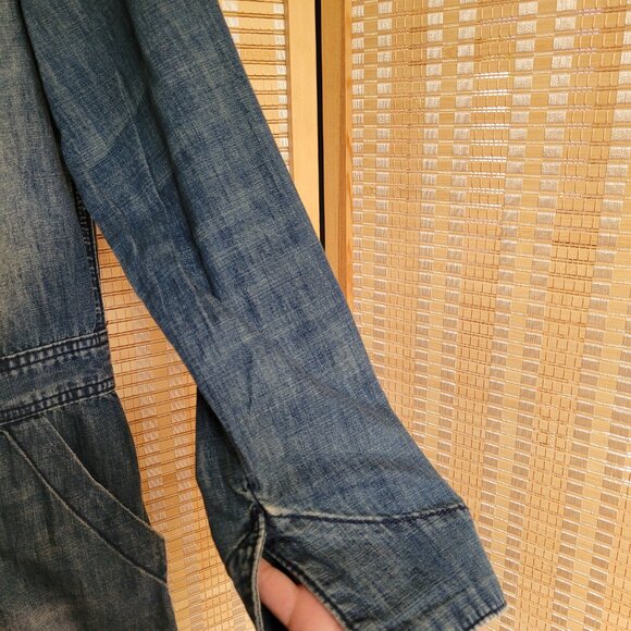 FREE PEOPLE Sandrine Rose Zip Denim Jumpsuit NWT - Picture 6 of 7